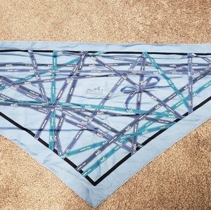 Hermes silk scarf